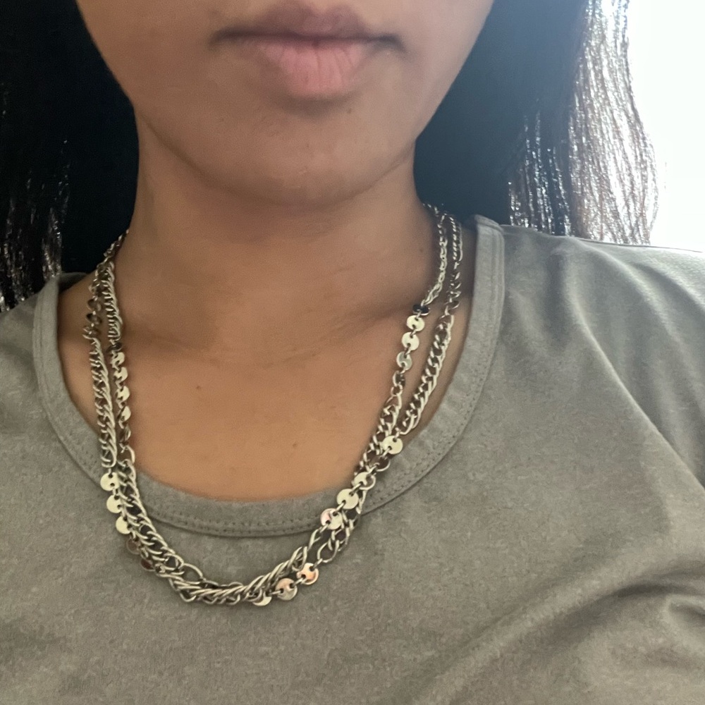 Elegant Silver Chain Necklace